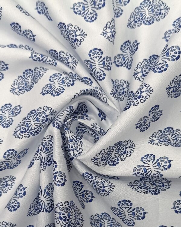 RAYMOND Printed Blue Casual Shirt - View 3