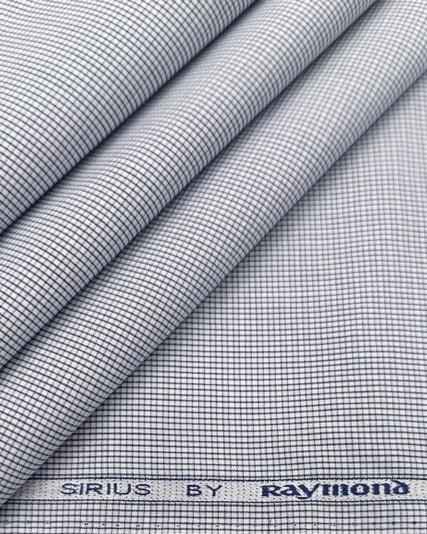 Raymond Men's Micro Checks Unstitched Shirting Fabric
