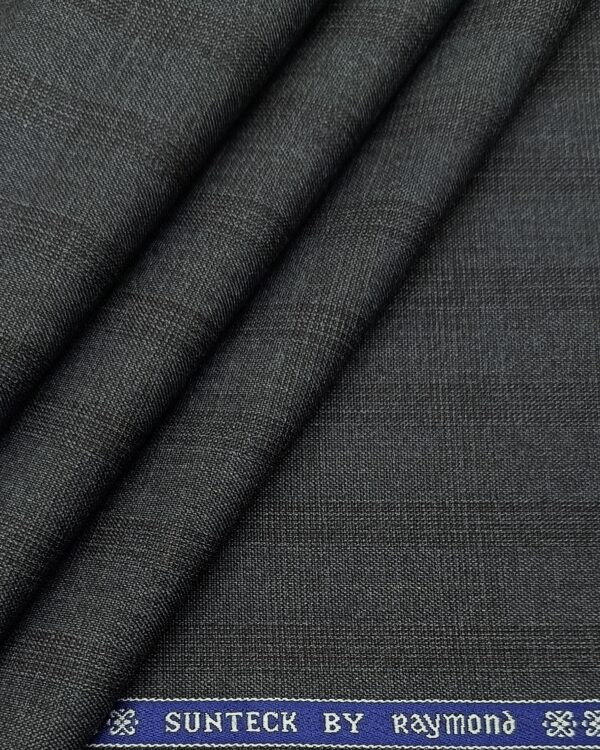 Sunteck by Raymond Poly Wool Suiting Fabric with Subtle Texture & Sophisticated Finish