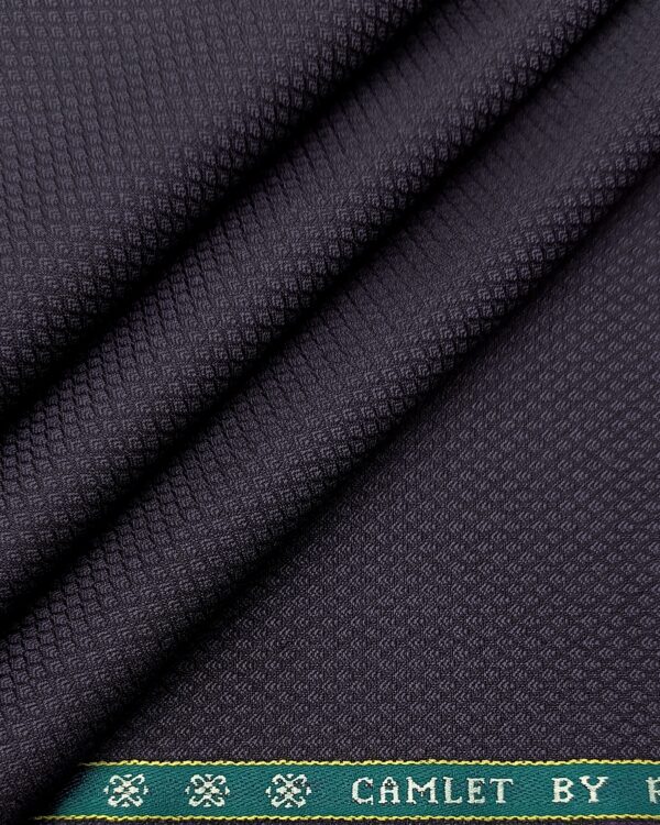 "Raymond Camlet Premium Wool Blend Suiting Textured Elegance for Every Occasion"