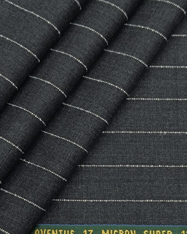 RLV BY AVENTUS 17 Micron Super 120's Wool – Executive Pinstripe Elegance