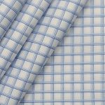 Raymond Premium Cotton Shirting Fabric for Men | Soft, Breathable & Durable | Formal & Casual Wear | Unstitched Shirt Material - blue