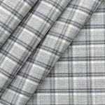 RAYMOND 100% Cotton Checks Blue Casual Shirt - Featured