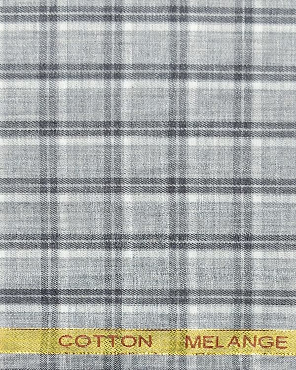 RAYMOND 100% Cotton Checks Blue Casual Shirt - View 2